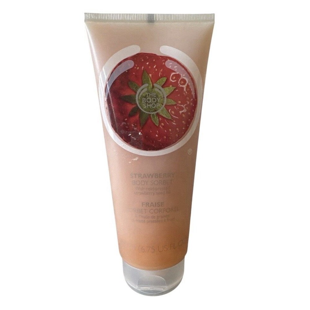 The Body Shop Strawberry Body Sorbet w/ Cold Pressed Strawberry Seed Oil 6.75oz